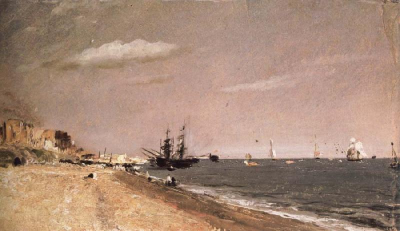 John Constable brighton beach with colliers France oil painting art